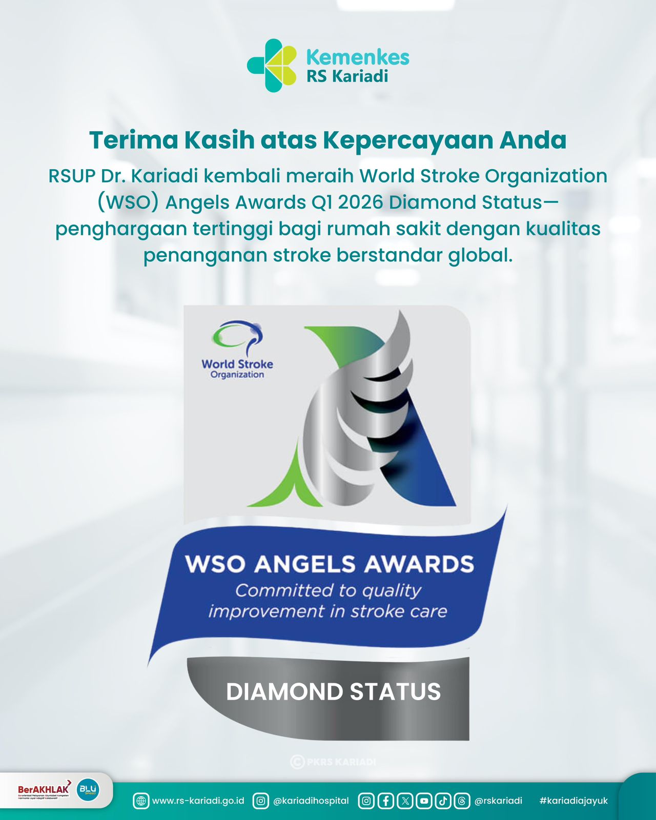 Gambar Konten RS Kariadi Kembali Raih Diamond Status WSO Q1 2026